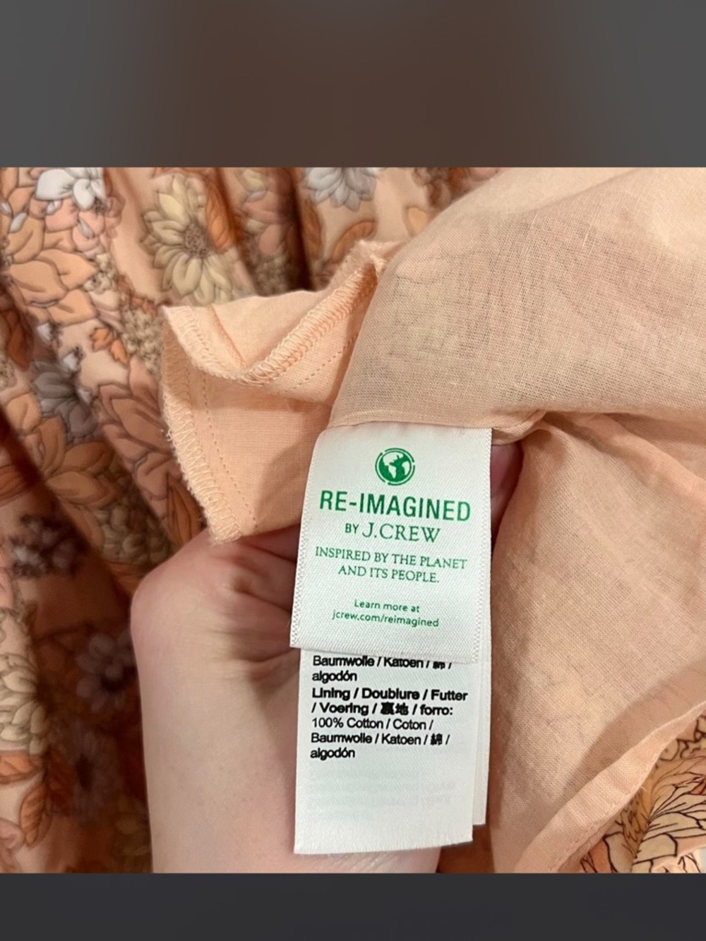 J.Crew Squareneck 100% Cotton Poplin Dress in the Zinnia Floral Print - Picture 12 of 12